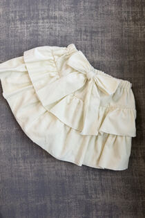 Phi cream velvet skort FINAL SALE