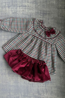 Rapife burgundy velvet jam pants set