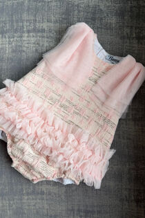 Naxos pink tulle dress and knickers set