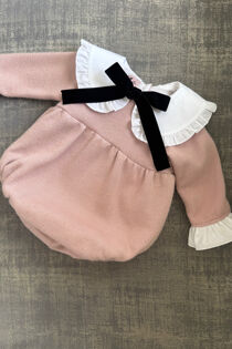 Phi pink jersey romper