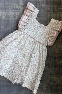 Foque pink floral dress 