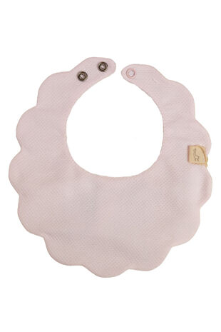 Baby Gi pink pique bib