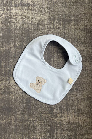 Baby Gi blue teddy bib