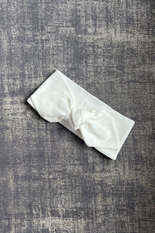 Baby Gi ivory cotton headband