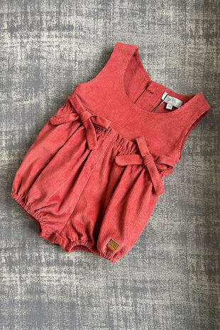Jose Varon terracotta romper