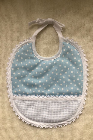dottie blue bib