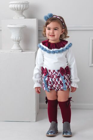 Rochy burgundy jam pant set