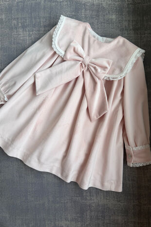 Be chic rosa pink bow dress