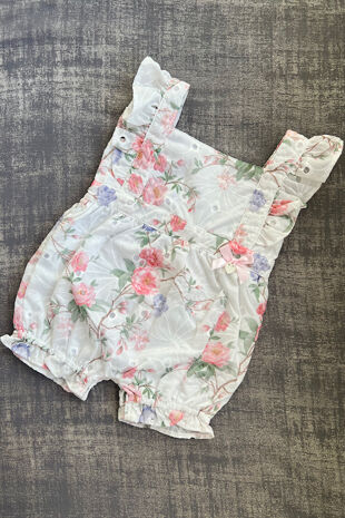 Mintini floral print romper 