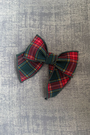 Calamaro tartan hair bow