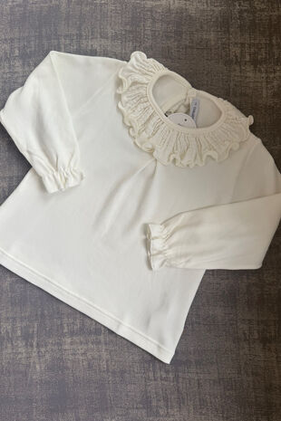 Calamaro London cream long sleeve top