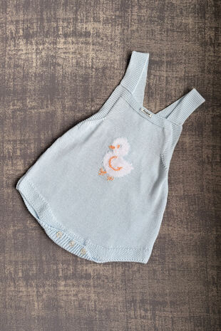 Foque blue chick romper