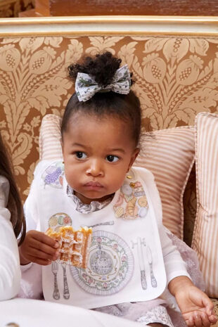 Atelier Choux Satin Bib – Bon Appétit