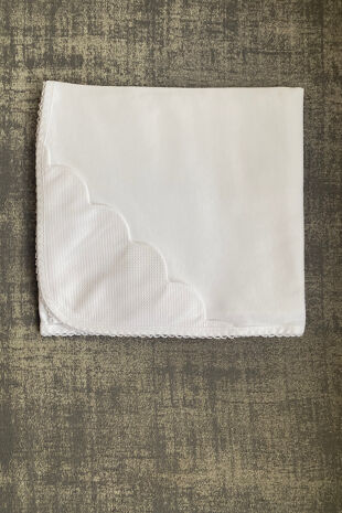 Baby Gi white pique muslin