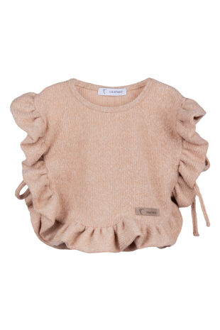 Calamaro beige knitted vest