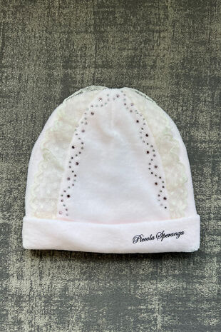 Piccola Speranza pink velour hat 