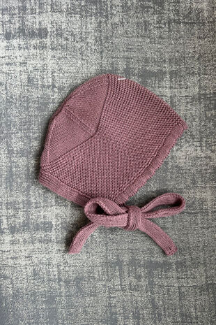 Condor iris knitted bonnet