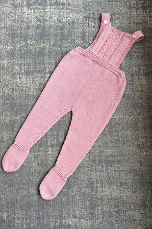 Dusky pink knitted two piece set