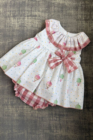 Valentina hot air balloon dress and knickers set