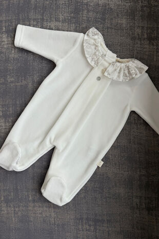 Baby Gi ivory country babygrow