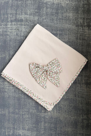 Baby Gi peach floral muslin