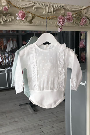 Seville cream long sleeve blouse