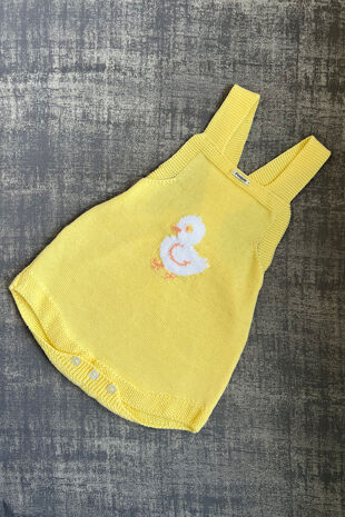 Foque lemon chick romper
