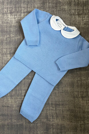 Aurea boys dusky blue tracksuit