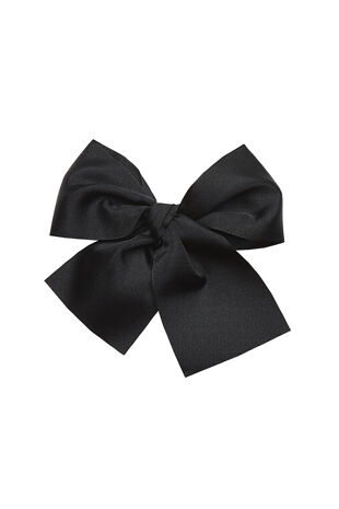 Condor black large grossgrain hair bow