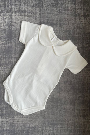 Madrid cream Peter Pan collar vest