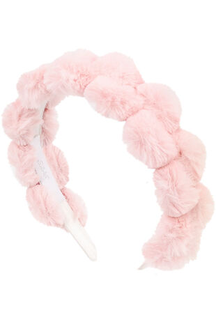Jamiks pink faux fur headband