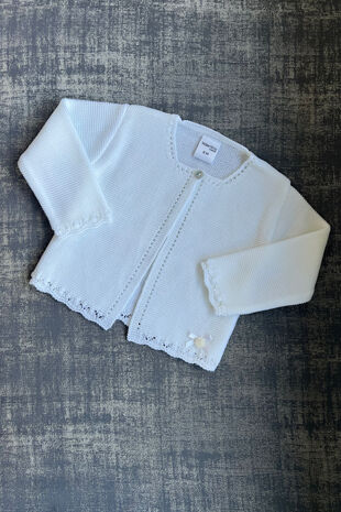 Valentina white cardigan