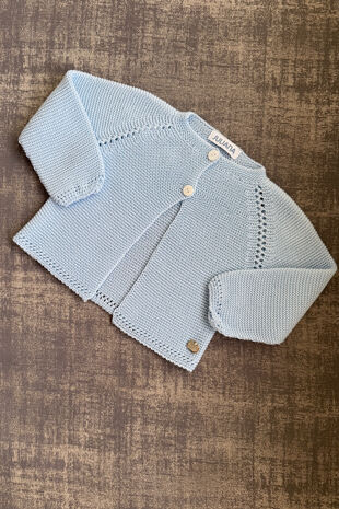Juliana blue knitted cardigan
