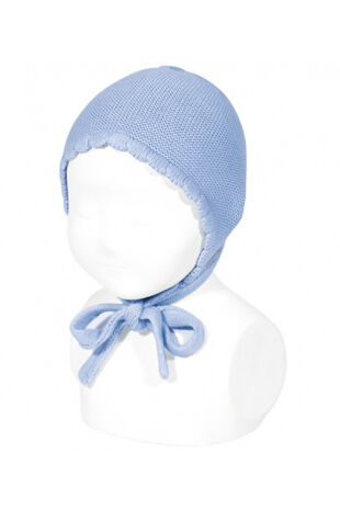 Condor dusky blue knitted bonnet