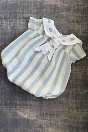 Puro Mimo Gabrielle blue romper 