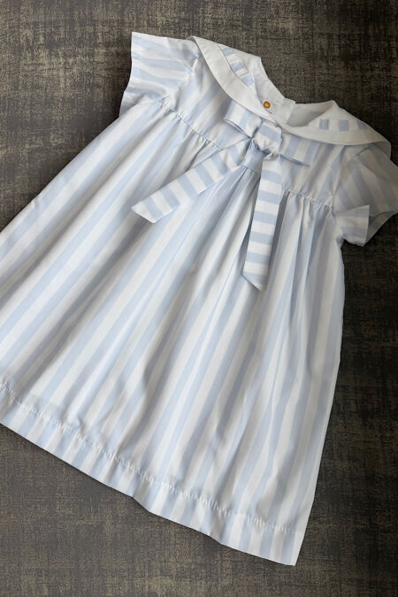 Puro Mimo blue striped dress