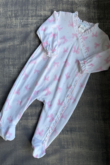 Lyda Baby bow babygrow