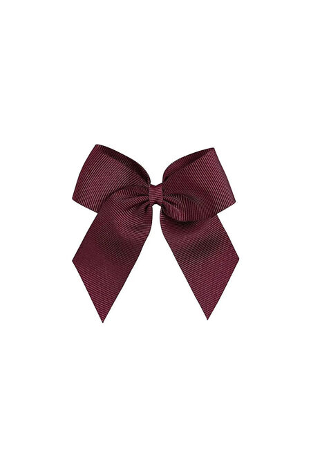 Condor burgundy hair bow