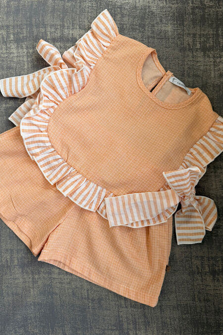 Calamaro peach short set