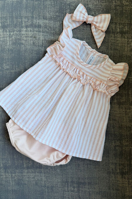Calamaro pink stripe set