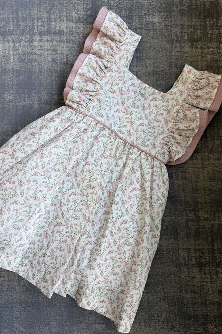 Foque pink floral dress 