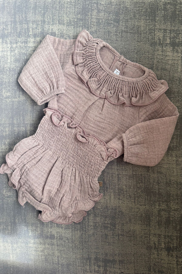 Calamaro stone pink top and jam pants set