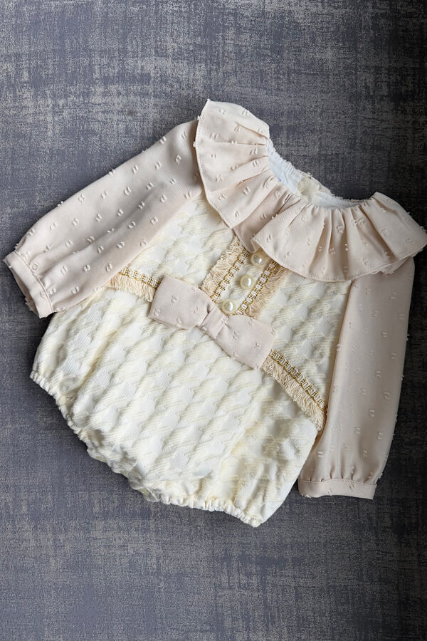 Rochy cream chanel romper 