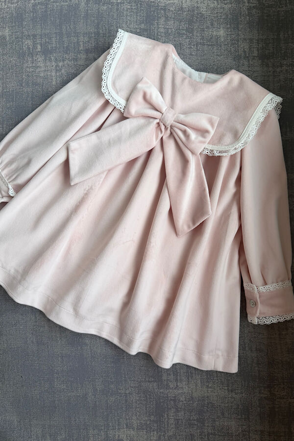 Be chic rosa pink bow dress