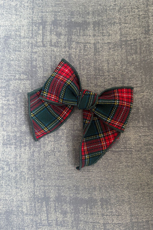Calamaro tartan hair bow