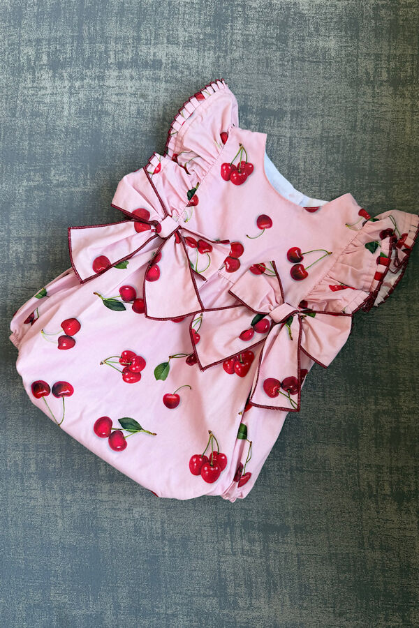 Phi cherry print romper 