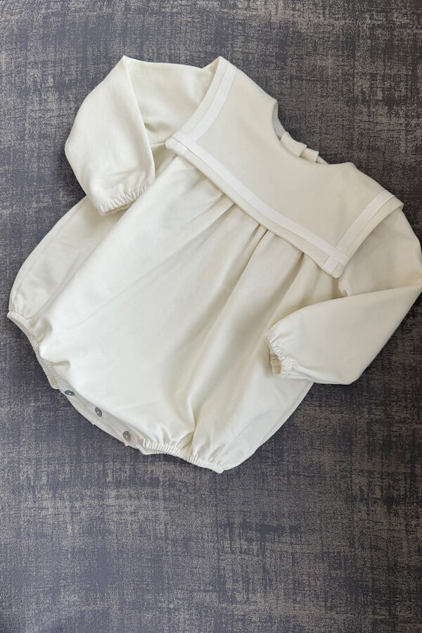 Be Chic cream jersey sailor romper