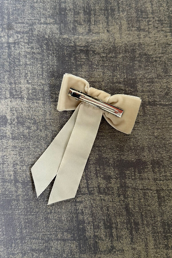 Condor lino coquette velvet hair bow