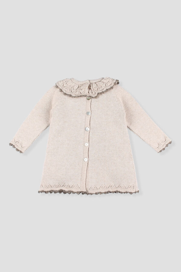 Foque deer print wool blend dress
