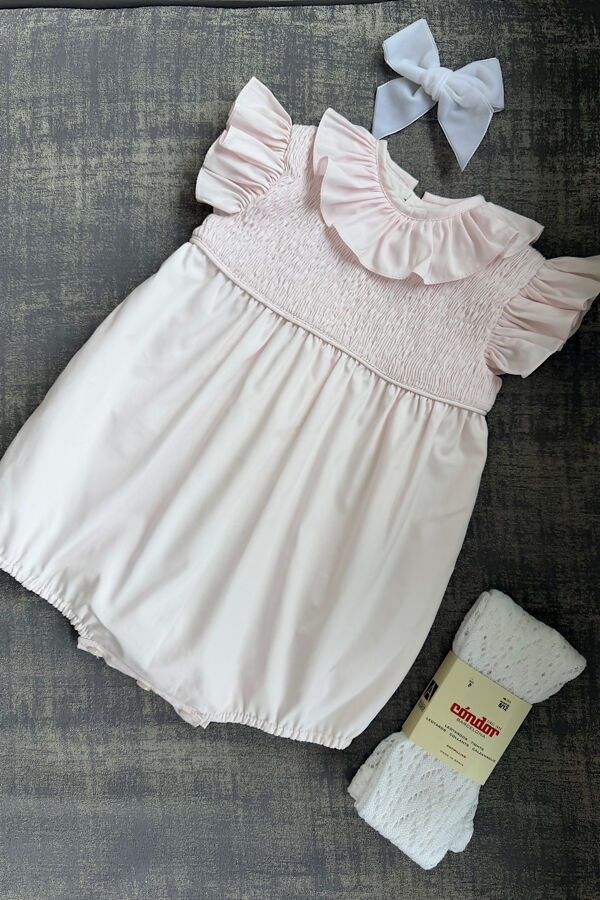 Puro Mimo Ellen pink romper